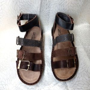 Naot begonia ankle strap